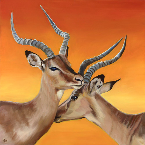 intertwined-oil-painting-wildlife-art-pet-portraits-by-mjw