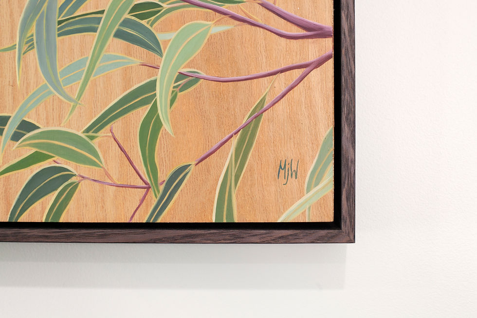 Thumbnail: Blue Beginnings Original Oil Painting