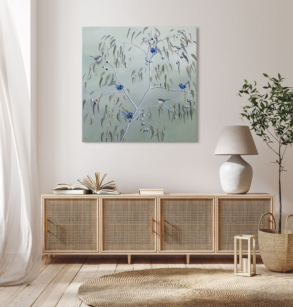 Thumbnail: Let them Be Original Oil Painting