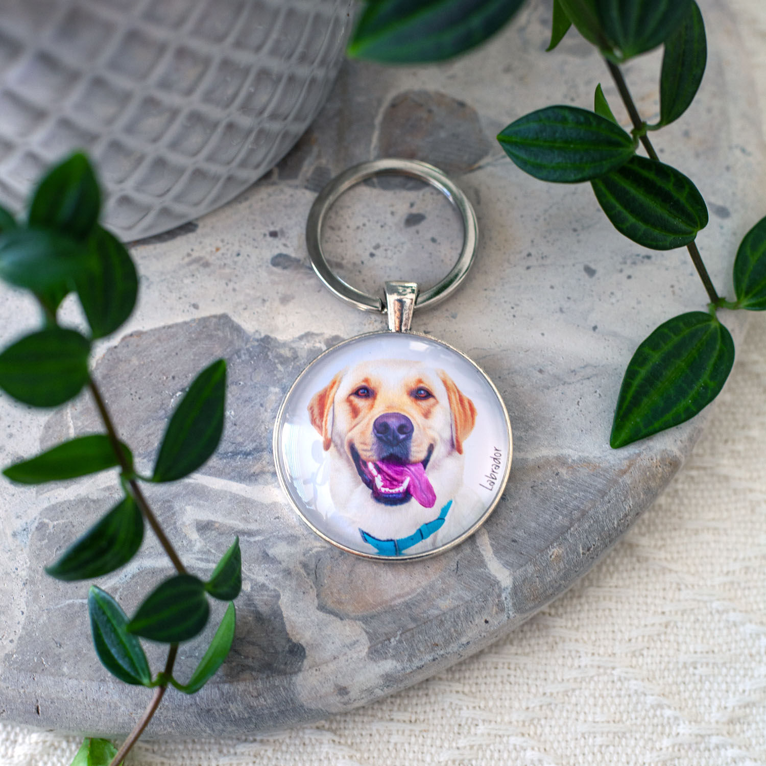 Labrador Yellow II - Keychain