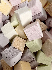 Bonbon ancien : Guimauves mélangées