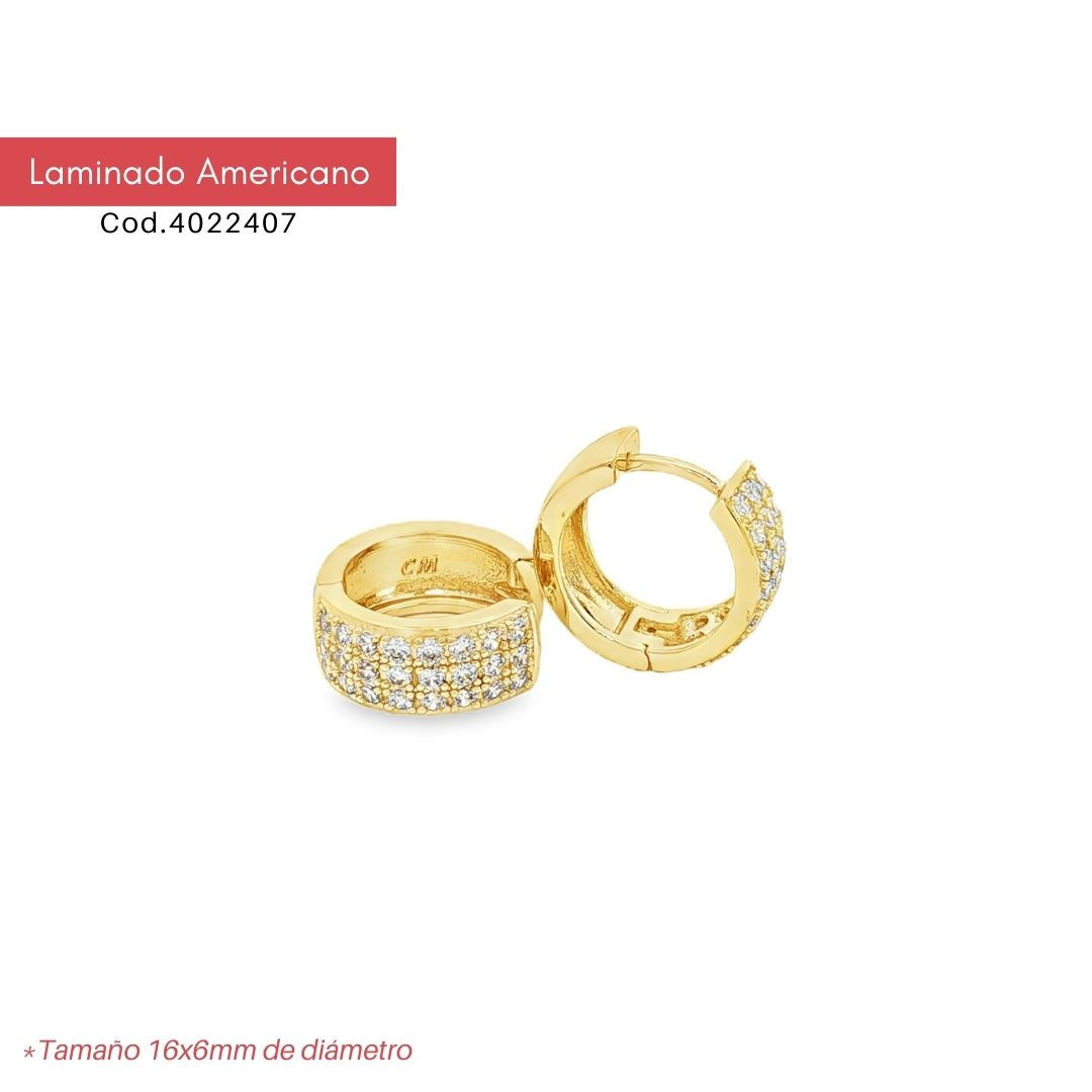 Argolla Huggie Brillante