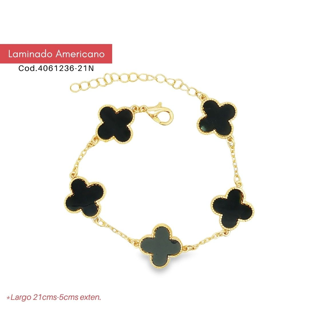 Pulsera Trébol Resina