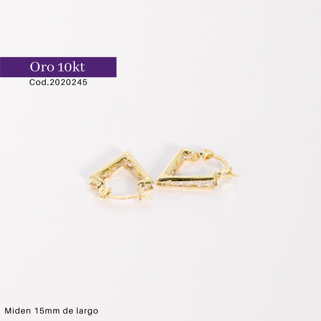 Argolla Churumbela Triángulo 10K