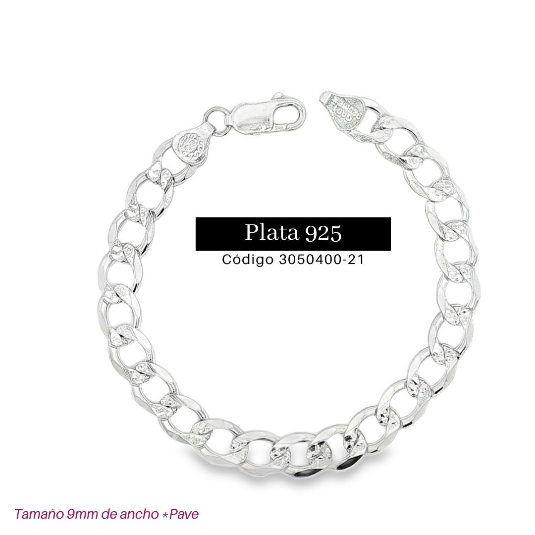 Pulsera Cubana Diamantada
