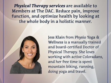 Now Offering Physical Therapy at The Denver Athletic Club!