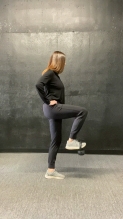 Kettebell hip flexion march for hip flexor strength