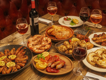 Meat and seafood tapas Swansea