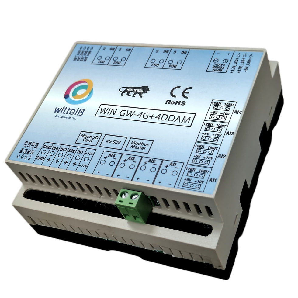 IOT 4G Gateway w Built-in IO 4DI4DO4AI