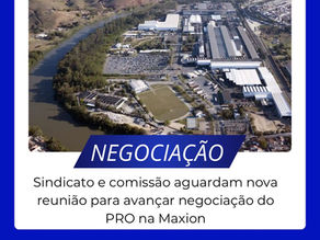Cruzeiro: Sindicato e comissão aguardam nova reunião para avançar negociação do PRO na Maxion