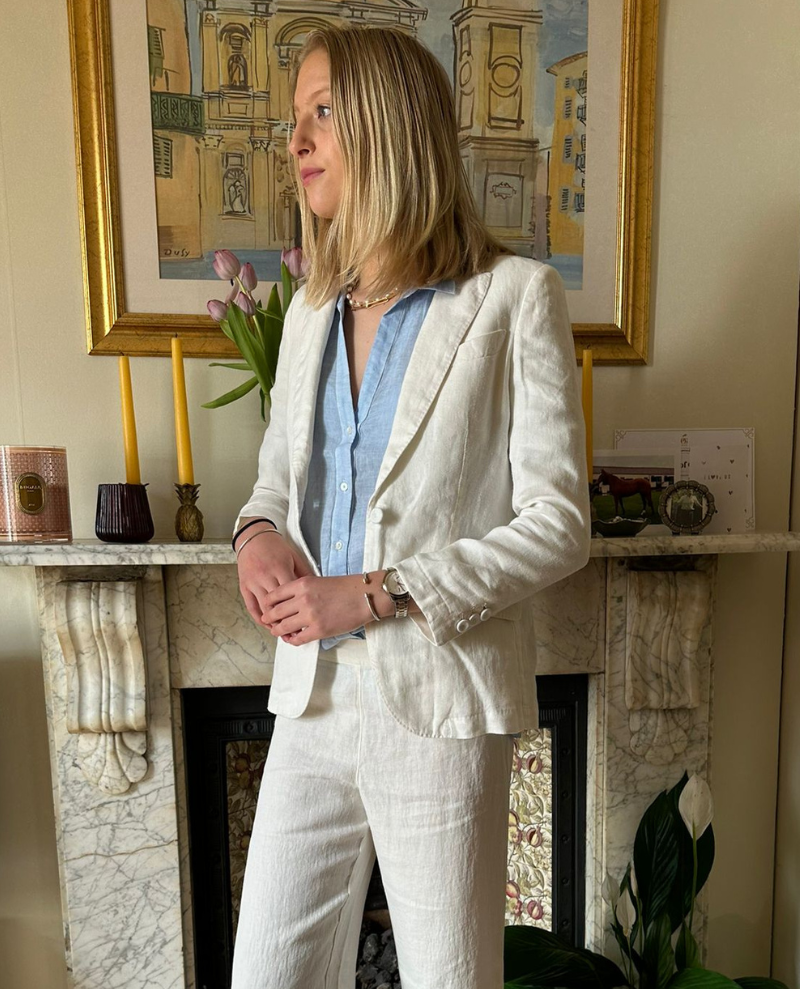 Thumbnail: 120% Lino Butter Buttoned Jacket