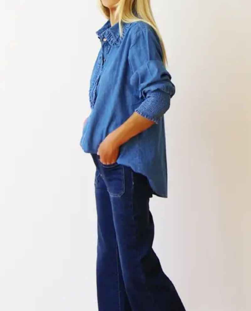 Thumbnail: Who's Charlie Ella Denim Shirt