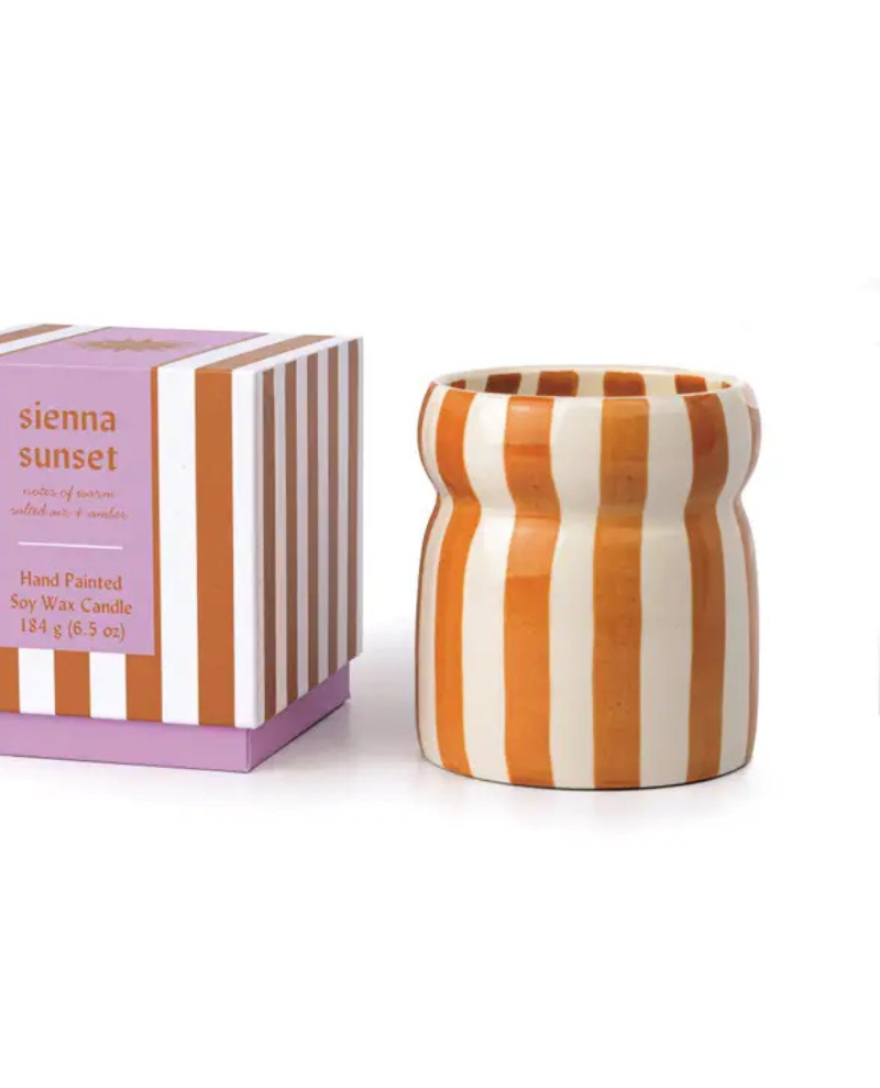 Paddywax Cabana Rust Ceramic Candle - Sienna Sunset