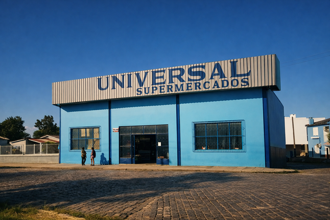 Universal Supermercados
Filial 2: R. Ernesto Dorneles, 208 Encruzilhada do Sul, RS, 96610-000
Fone: 051 3733-1004