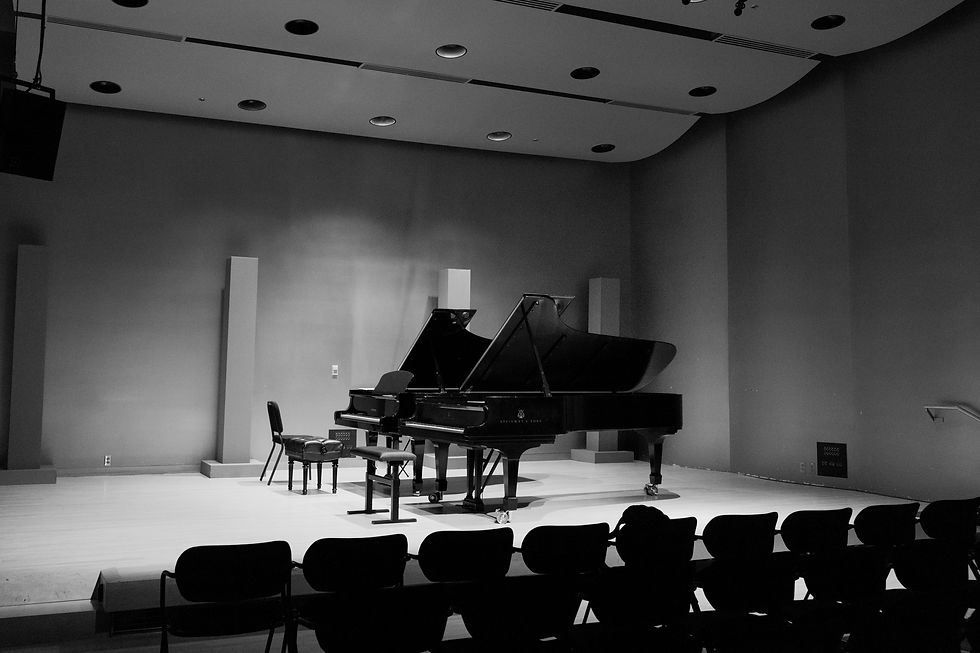 Due pianoforti a coda per corsi di pianoforte a Desenzano del Garda.