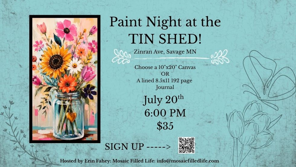 Paint Night at the Tin Shed