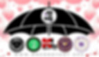 One Body Ent Logo with hearts behind the logo