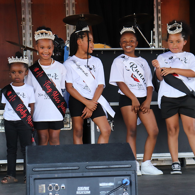 child performers at Southern Colorado Juneteenth Festival
