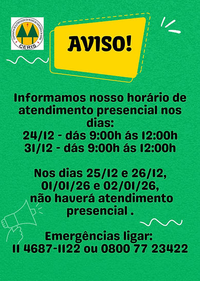 Dias 0211 e 0311 devido ao Feriado de Finados Não haverá atendimento presencial . Emergênc