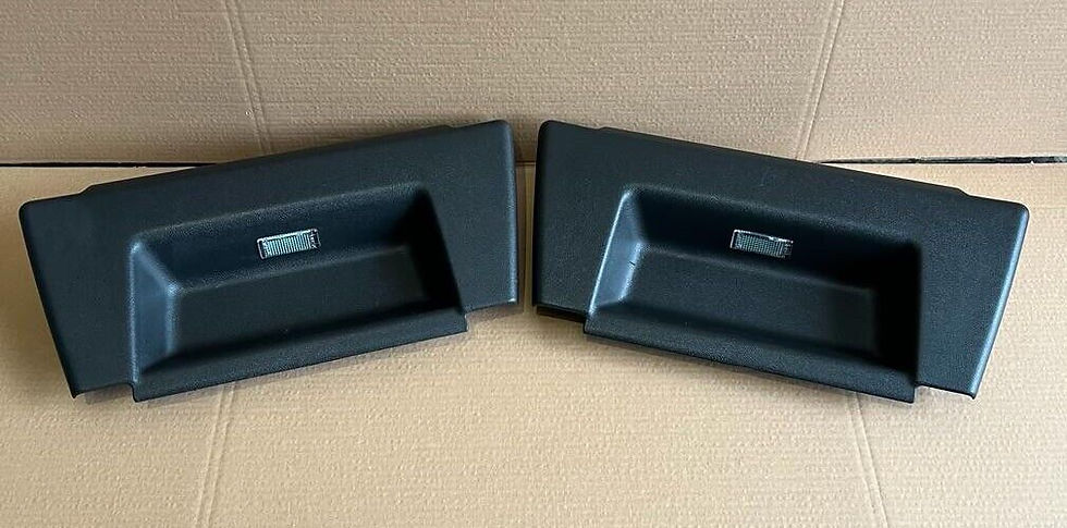 VW T5 T6 Transporter Caravelle Front Seat Base Rear Trim Covers Matching Pair