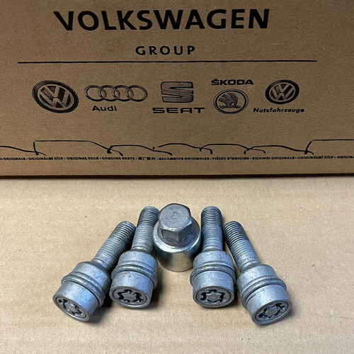 Genuine VW T5 T6 Transporter Caravelle Locking Wheel Nuts T5 Stylize