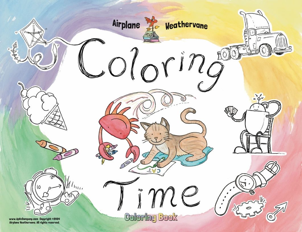 Coloring Time Kid's Coloring Book (Physical and Digital copy)