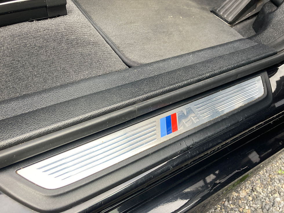 BMW X3のスカッフプレート