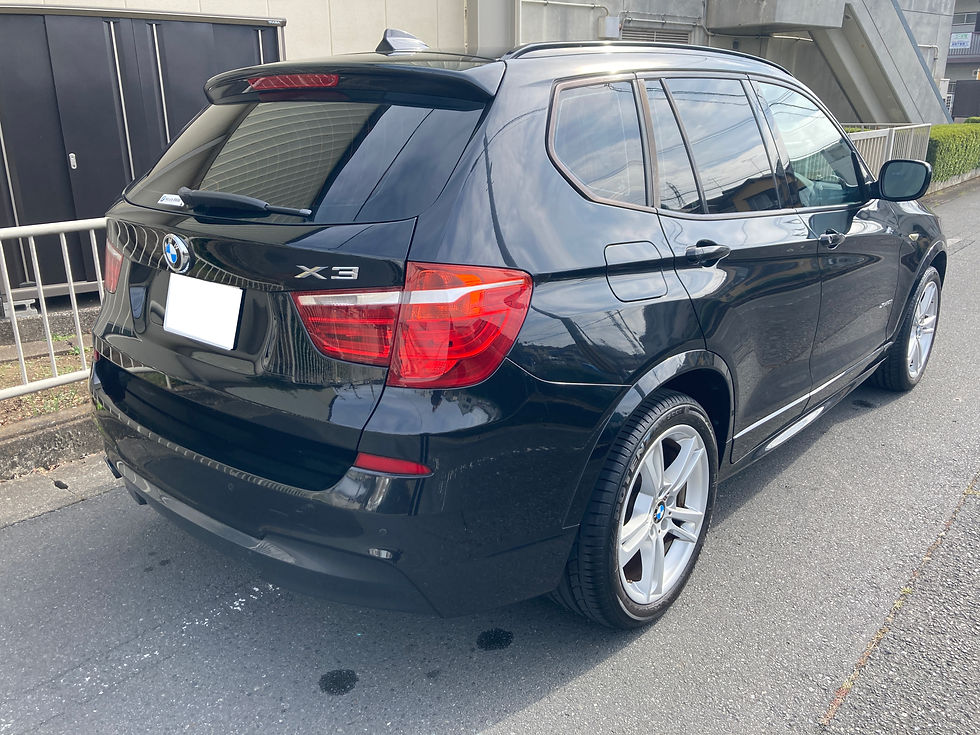 BMW X3の右リア