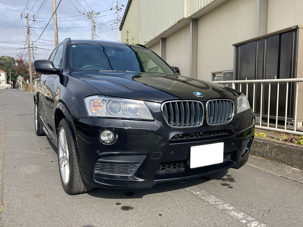 BMW X3の右フロント
