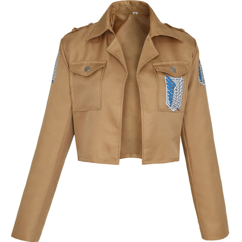 Attack on Titan Survey Corps jacket brown