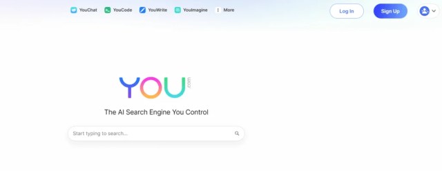 You.com ai powered search engine