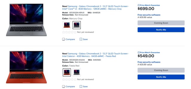 Samsung Galaxy Chromebook 2