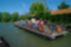 La route des marais en bateau promenade