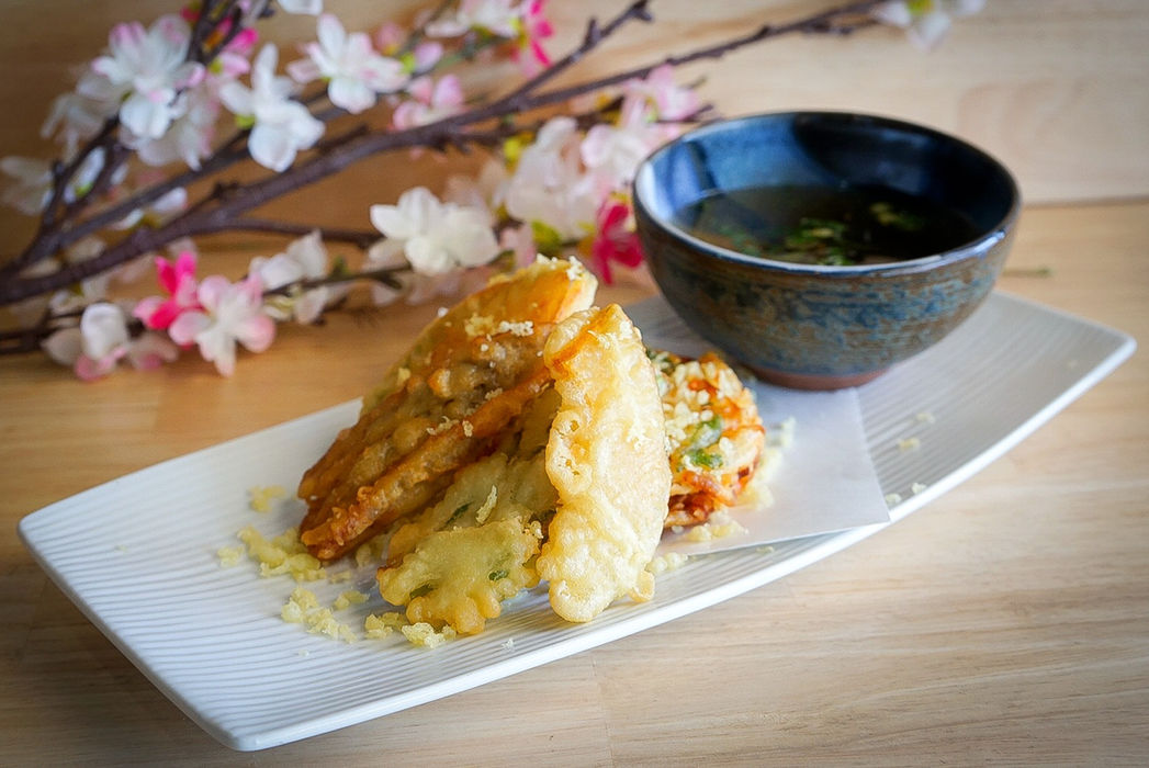Vegetable Tempura with dipping sauce