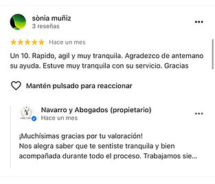 Testimonio sobre herencia tramitada con éxito en Figueres por el mejor despacho de abogados de la zona.