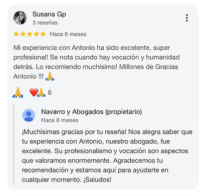 Reseña destacada sobre el trabajo profesional del despacho Navarro & Abogados en casos penales y civiles.