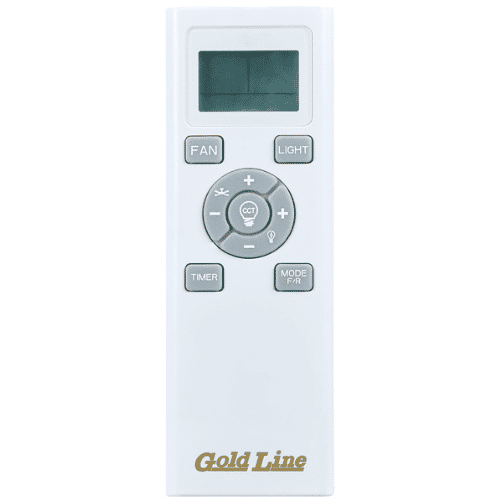 מאוורר תקרה 56 אינץ' עם תאורה ושלט צבע לבן Gold Line ATL-8056W