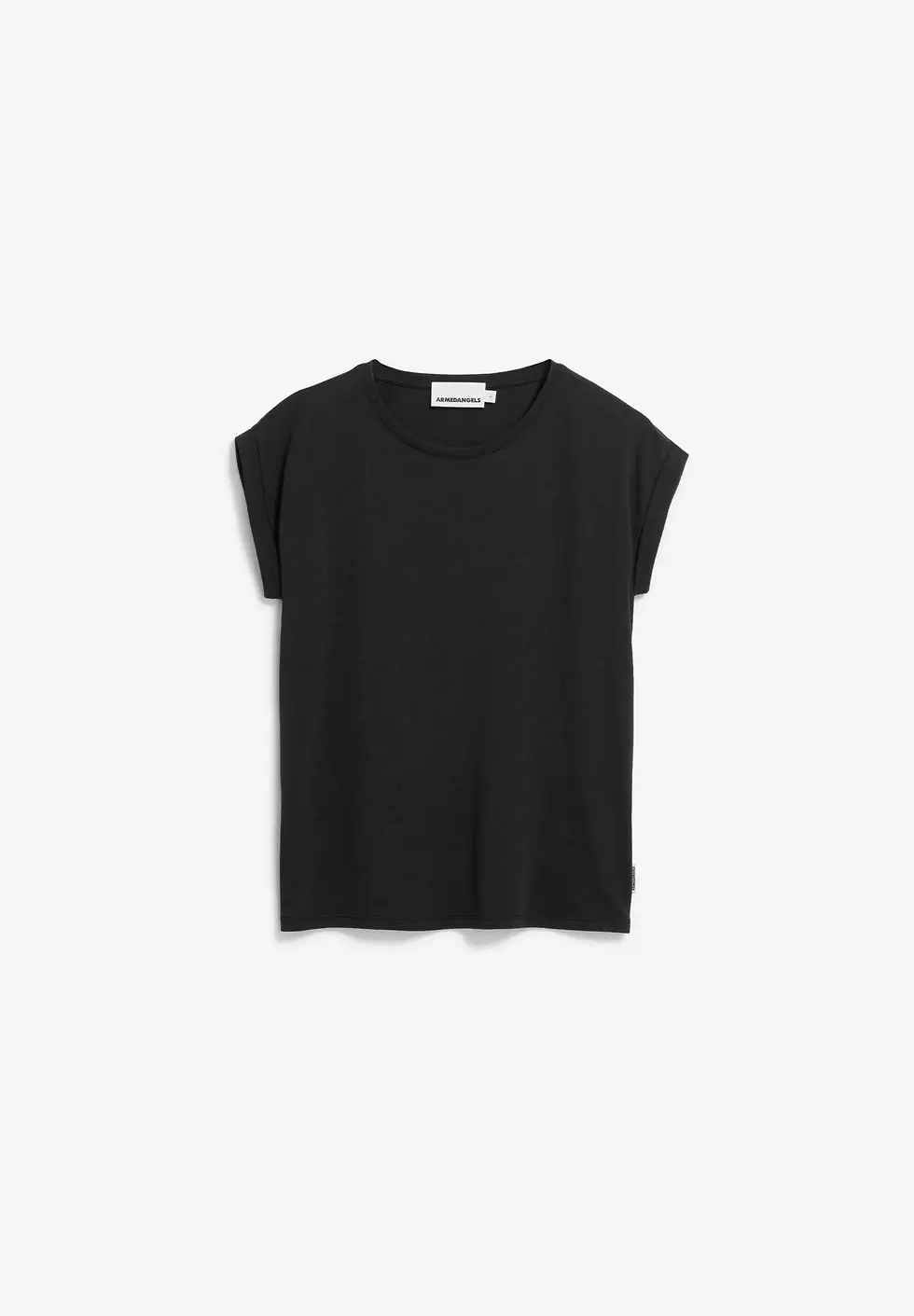 Miniaturbild: T-Shirt JILAANA BLACK von ARMEDANGELS aus TENCEL und BIO-BAUMWOLLE