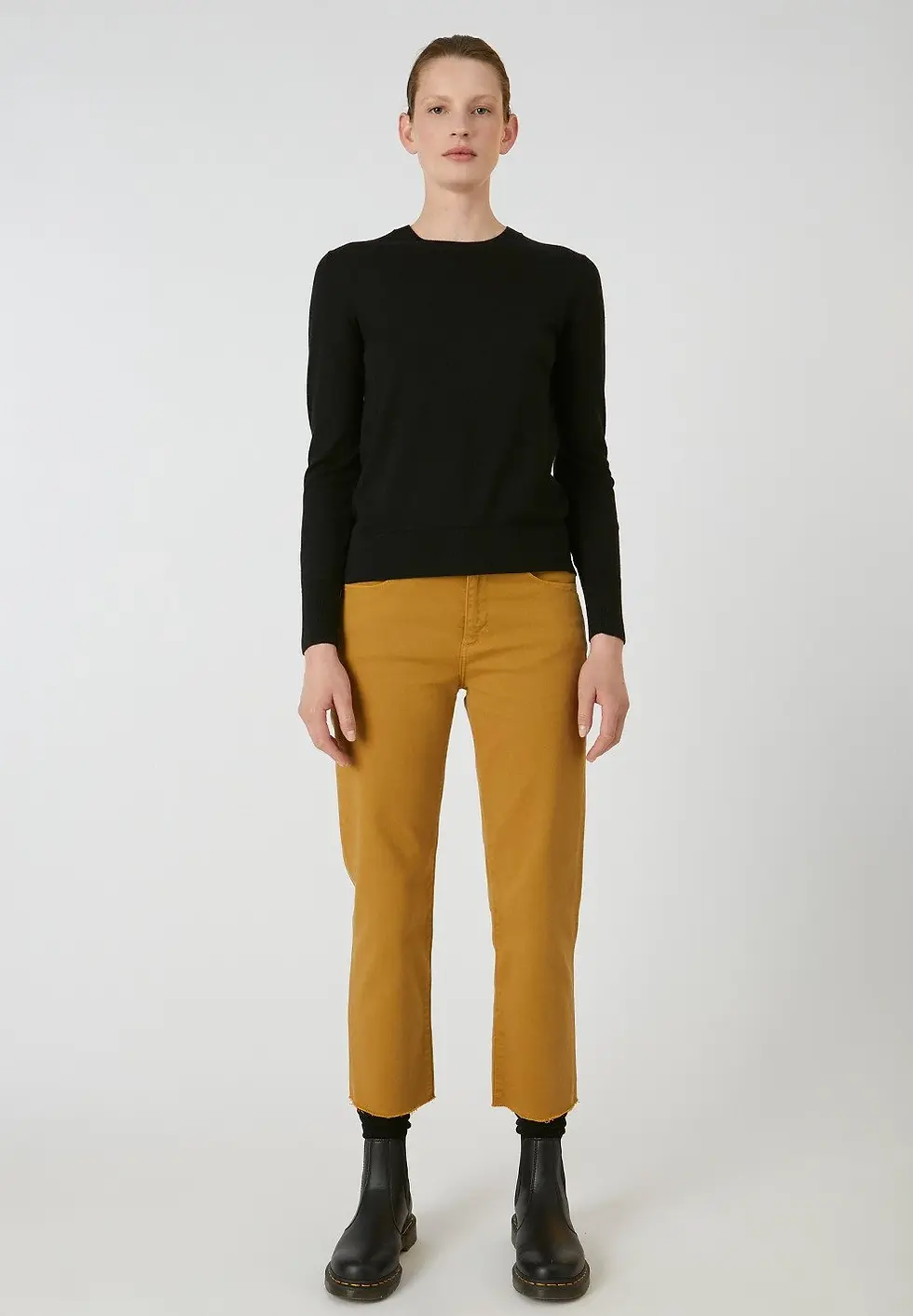 Miniaturbild: Pullover AALICE BLACK von ARMEDANGELS aus TENCEL und Bio-Baumwolle