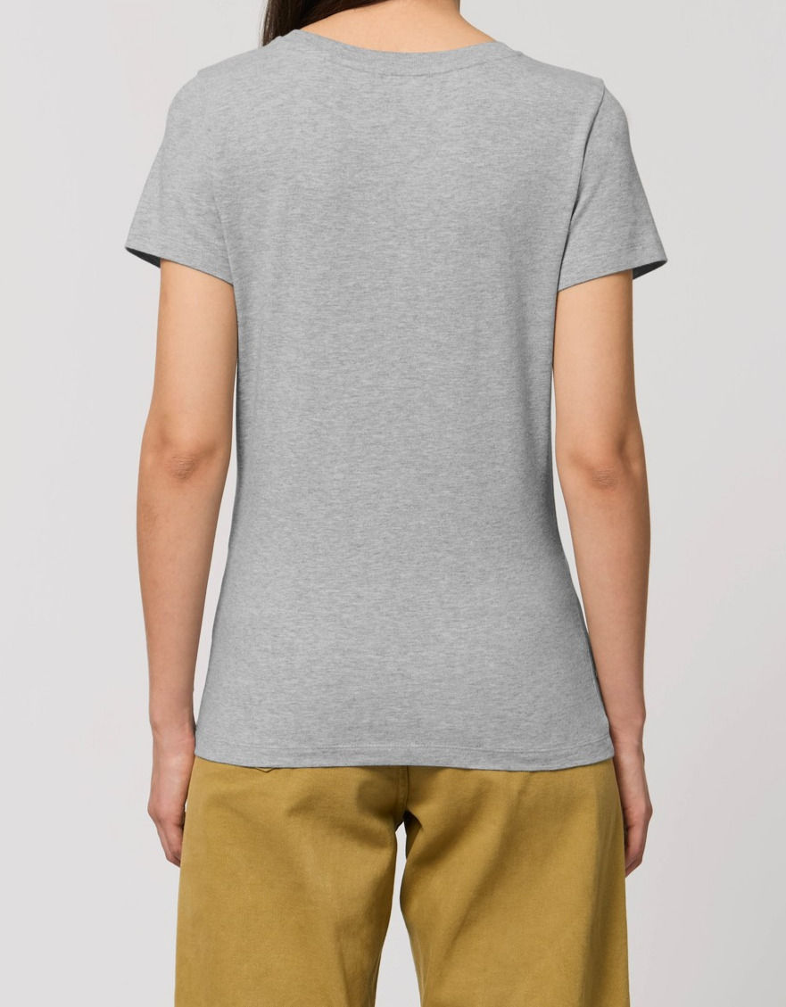 Miniaturbild: T-Shirt Damen - Grau aus reiner Bio-Baumwolle