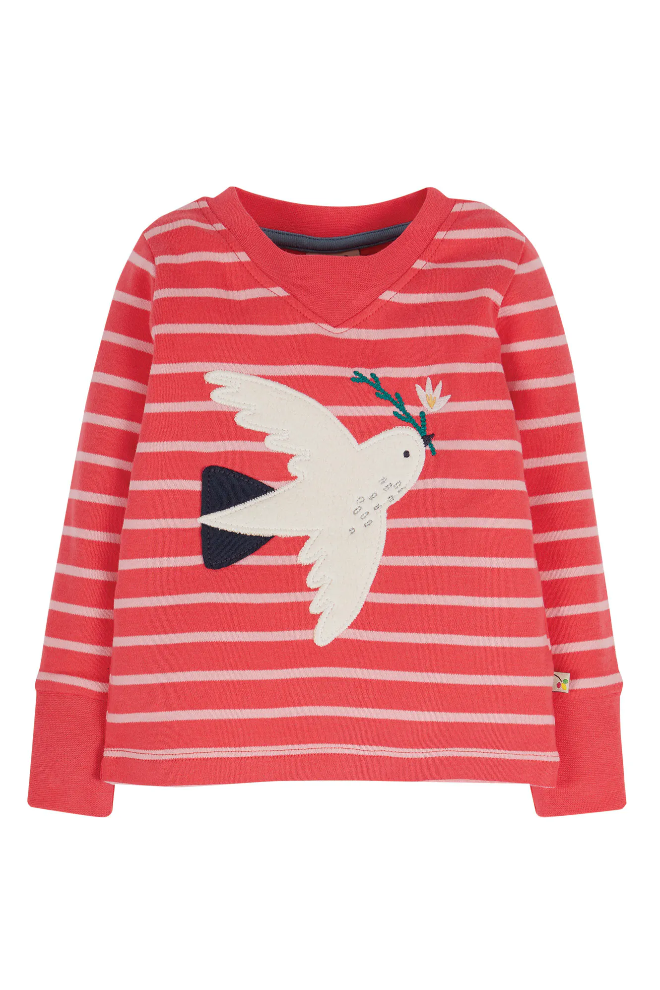 Langarmshirt EASY ON TOP PTARMIGAN von FRUGI aus reiner Bio-Baumwolle