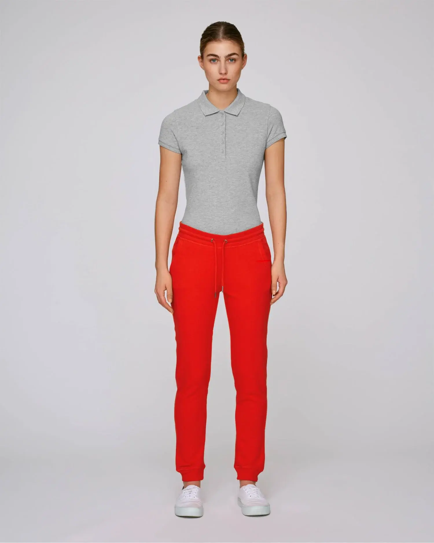 Damen-Trainingshose RED aus Bio-Baumwollmix