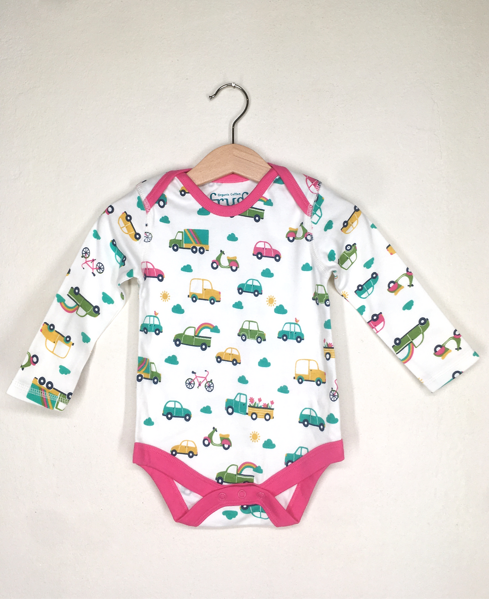 Langarmbody TRAFFIC von FRUGI aus 100 % Bio-Baumwolle