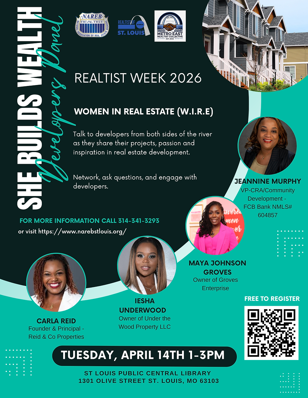 She Builds Wealth...A Panel Discussion with Women Developers