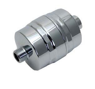 Sprite® Universal High Output Shower Filter Made In the USA, The Only NSF certified Shower Filter with guaranteed performance available in high strength Chrome Brass housing. A footprint of approximately 7.6cm achieves maximum point of use filtration.