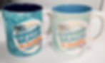 Coffee mugs with OBTCo logo
