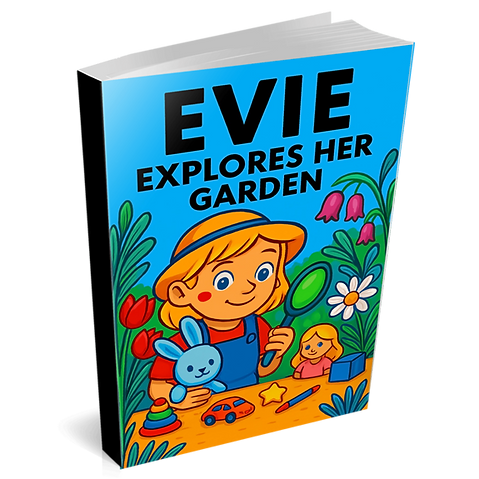 Evie Explores Her Garden Wiggly worms, buzzing bees, and secrets beneath the leaves!