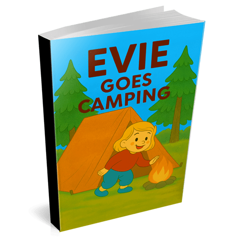 Evie Goes Camping A cozy tent, a crackling fire, and one big camping adventure!