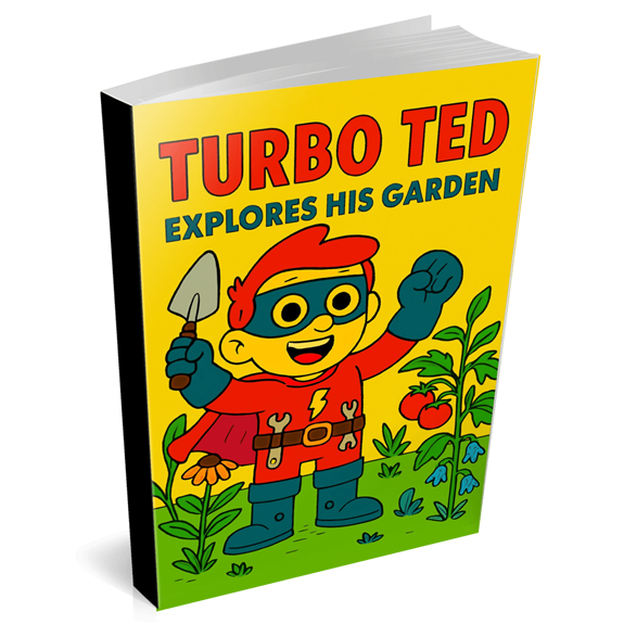 Turbo Ted Explores His Garden Clues, creatures, and a garden full of surprises!