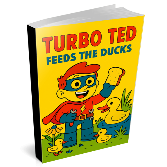 Turbo Ted Feeds The Ducks Paddles, quacks, and a splish-splash surprise!"